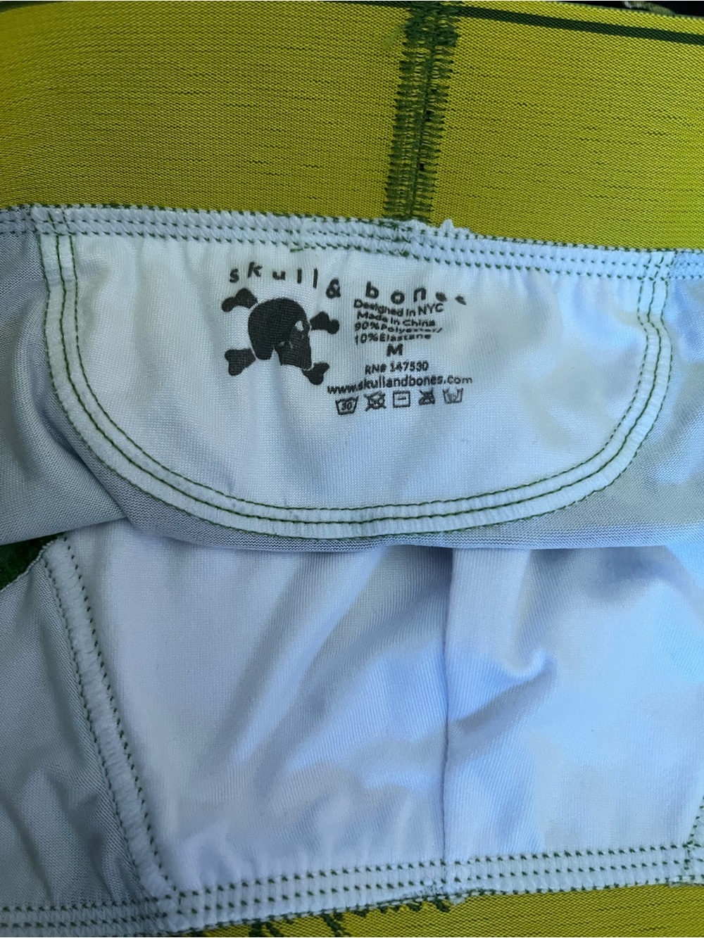 Skull & Bones Green Octopus Brief - Picture 3 of 3